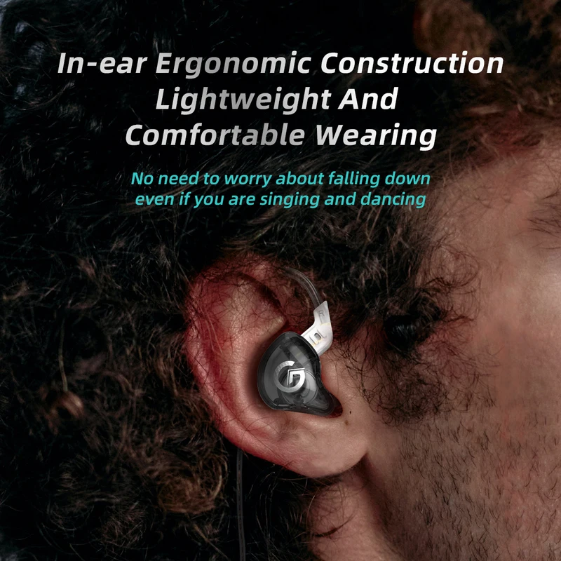 ZENX G1 wired headset in ear monitor music DJ Bass cellphones game earbuds earphone with microphone HiFi sound system headphone