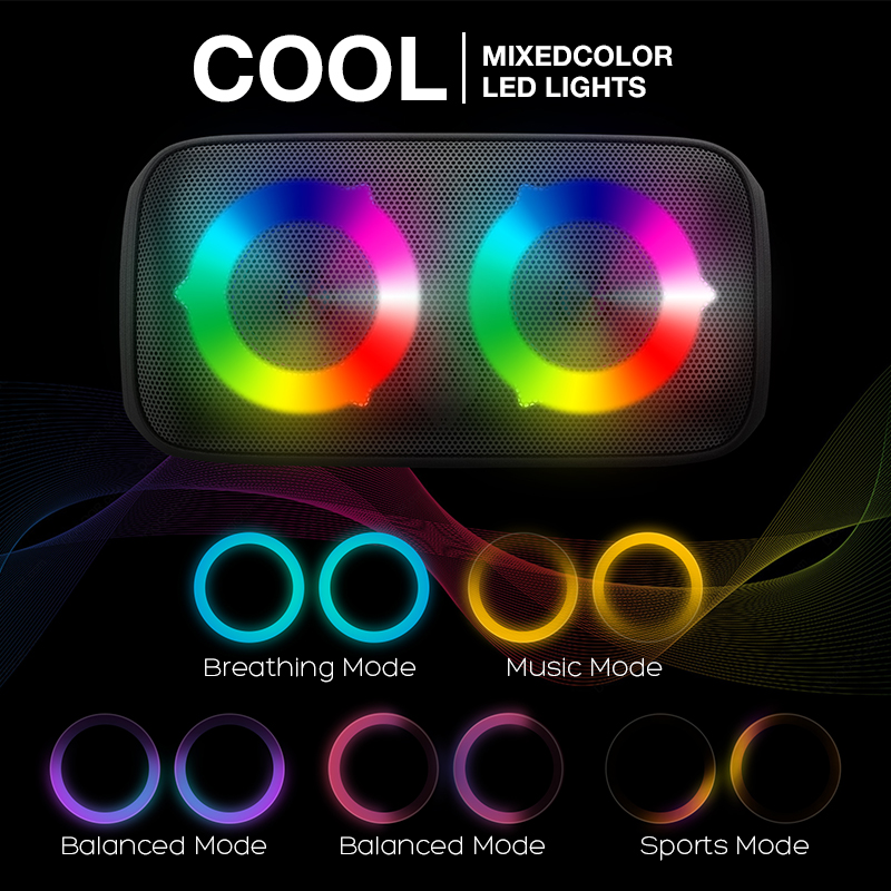 Best Selling 60W 5.3 Bt Speaker Party Box Speaker Bluetooth Speaker With Mic