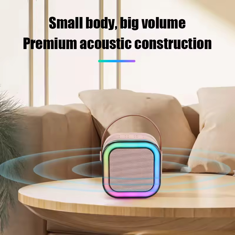 K12 Wireless Microphone Karaoke Speaker with 2 Microphone